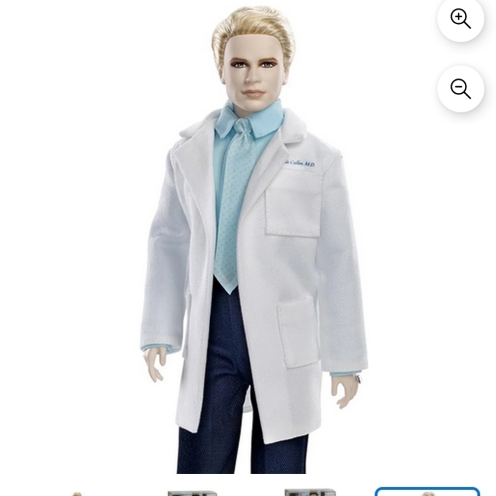 Barbie Collector The Twilight Saga: Breaking Dawn Part II Carlisle Doll With Box